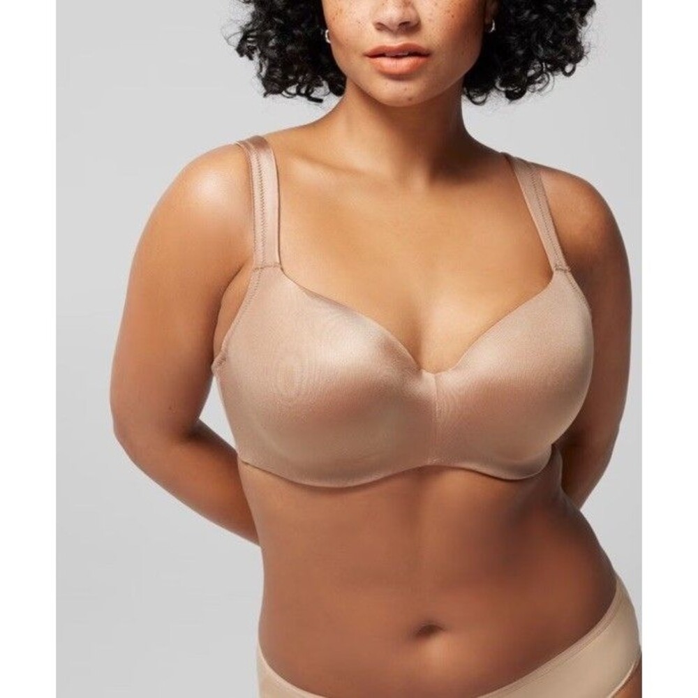 SOMA Stunning Support Smooth Balconette Bra Size 44DD Beige